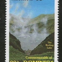 Dominica 1988 Boiling Lake Geology Mountain Environment Sc 1078 MNH ++3055