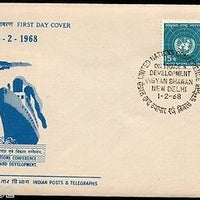 India 1968 UN Conference on Trade & Development VIGYAN BHAWAN Special Place FDC