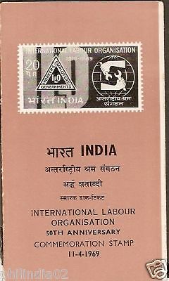 India 1969 Labour Organisation Phila-486 Cancelled Folder