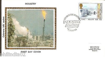 Great Britain 1986 Industry Medical Colorano Silk Cover