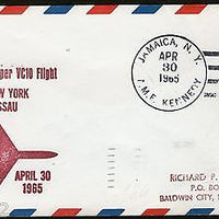 USA 1965 New York - Nassau / Bahamas B.O.A.C. First Flight Cover # 1370-81