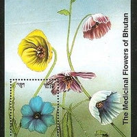 Bhutan 1993 The Medicinal Flowers Plant Flora Sc 1073 M/s MNH # 13320