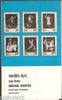 India 1975 Indian Dances Costumes Phila-655-60 Cancelled Folder