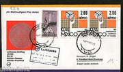 Mexico 1975 Merida - Frankfurt Germany Lufthansa First Flight Card # 7016