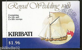 Kiribati 1981 Lady Diana & Prince Charls Royal Wedding $ 1.96 Booklet # 3912