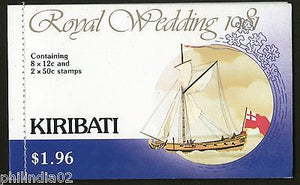 Kiribati 1981 Lady Diana & Prince Charls Royal Wedding $ 1.96 Booklet