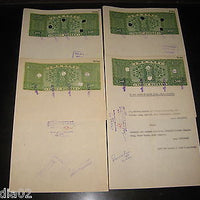 India Fiscal Rs 30 Ashokan Stamp Paper WMK-17C Used Court Fee X4ps Lot # 10396