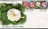 India 2007 Fragrance of Roses Flowers Se-Tenant Strip Phila-2248 FDC # 9189