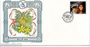 Isle of Man 1986 Royal Wedding Prince Andrew & Sarah Fargusan  Sc 314 Flower FDC