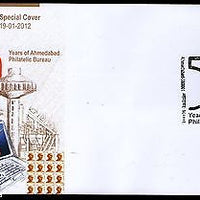 India 2013 AMPEX Ahmedabad Bureau Gandhi Letter Box Computer Kite Sp. Cover # 18151