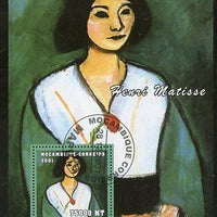 Mozambique 2001 Henri Matisse Painting Art M/s Sc 1503 Cancelled # 8102