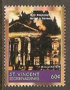 St. Vincent 1999 Millennium - Reichstag Burned in Germany in1933 Sc 2741f MNH # 3127