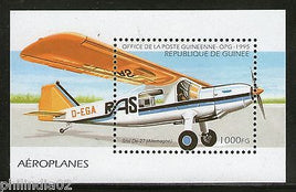 Guinea 1995 Light Aircraft Aeroplane Transport Aviation Sc 1311 M/s MNH # 3551