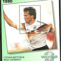 Bhutan 1991 History of World Cup Football Lothar Matthaus German Sc 1047 M/s MNH