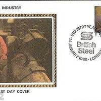 Great Britain 1986 Industry Steel Colorano Silk Cover