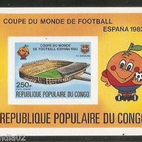 Congo 1980 World Cup Football Spain Sc C281 Die Card MNH # 12916B