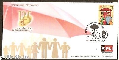 India 2009 Postal Life Insurance Phila-2453 FDC