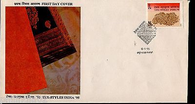 India 1995 Tex-Styles India Fair Phila-1447 FDC