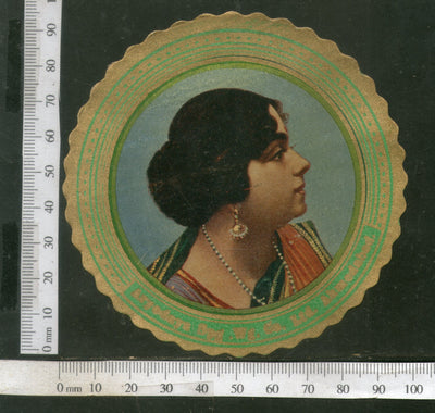 India Vintage Trade Label Aryodaya SPG WG Co. Ltd Ahmedabad Label Women # LBL119 - Phil India Stamps