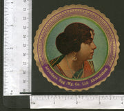 India Vintage Trade Label Aryodaya SPG WG Co. Ltd Ahmedabad Label Women # LBL120 - Phil India Stamps