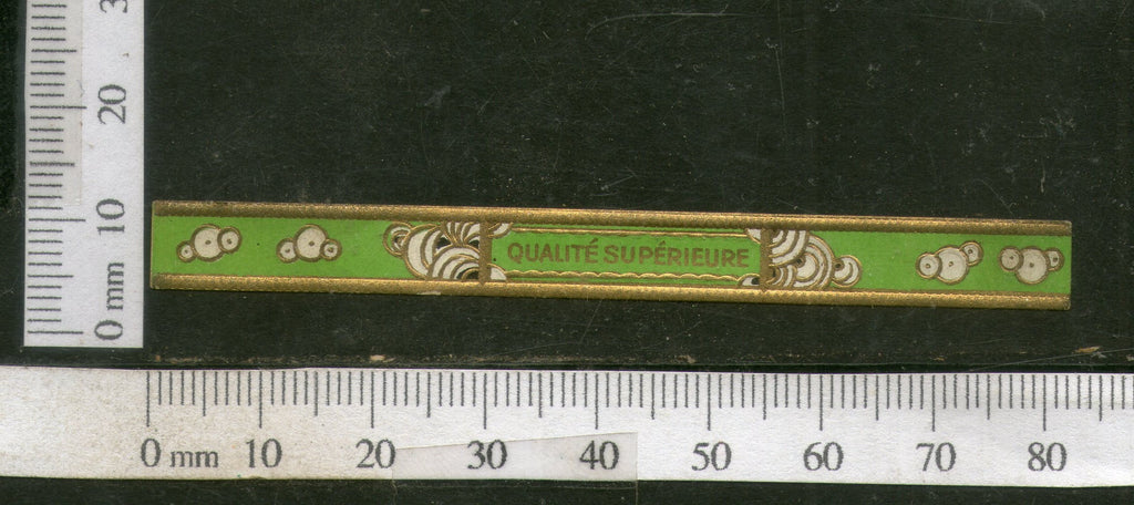 India Vintage Trade Label Qualite Superieure French Essantial oil Label # LBL81 - Phil India Stamps