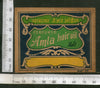 India Vintage Trade Label Amla Essential hair Oil Label # LBL86 - Phil India Stamps