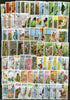 Laos 115 Diff. Used Stamps on Painting Wildlife Animals Sports Olympics Birds Fish Flora Fauna