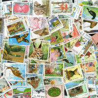 Laos 210 Diff. Used Stamps on Painting Wildlife Animals Sports Olympics Birds Fish Flora Fauna - Phil India Stamps