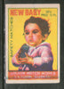 India NEW BABY Safety Match Box Label # MBL228