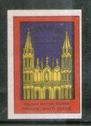 India Architecture Safety Match Box Label # MBL39