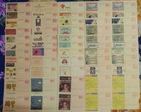 India 40 Diff. Meghdoot post cards in BLK/4 on Health Malaria, Sanitation, Aids Banking Education All MINT