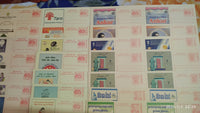 India 40 Diff. Meghdoot post cards in BLK/4 on Health Malaria, Sanitation, Aids Banking Education All MINT
