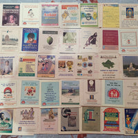 India 50 diff Meghdoot Post Cards on Gandhi Aids Malaria Cancer Health Banking Aids All Mint