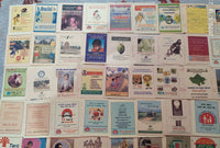 India 50 diff Meghdoot Post Cards on Gandhi Aids Malaria Cancer Health Banking Aids All Mint