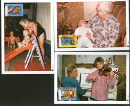 Netherlands 1995 Senior Citizens piano Violin Music Swimming Sc B692-4 Set of 3 Max Cards # 41 - Phil India Stamps