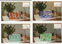 Netherlands 1998 Greeting Stamps Bouquet Sc 1007a-e Set of 5 Max Cards # 6 - Phil India Stamps