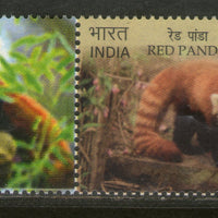 India 2018 Red Panda Wildlife Animal My Stamp MNH # 109