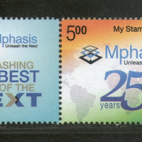 India 2016 Mphasis Unleashing the Best of Next My Stamp MNH # M54 - Phil India Stamps