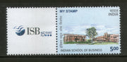 India 2016 Indian School of Business Education ISB Architecture My stamp MNH # M58 - Phil India Stamps