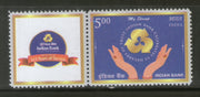 India 2017 111 Years of Indian Bank My Stamp Hand Logo Economics MNH # M72 - Phil India Stamps