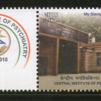 India 2018 Central Institute of Psychiatry Ranchi Health My Stamp MNH # M78 - Phil India Stamps