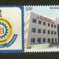 India 2020 Labour Bureau Centenary My Stamp MNH # M131a