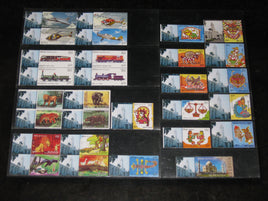 India 2011 Year Pack of 29 Diff My Stamp Comp Set Aeroplane Animal Locomotive Astrological Sign MNH - Phil India Stamps