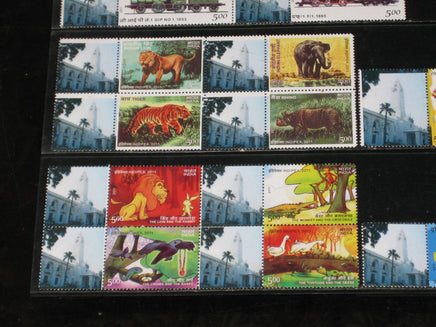 India 2011 Year Pack of 29 Diff My Stamp Comp Set Aeroplane Animal Locomotive Astrological Sign MNH - Phil India Stamps