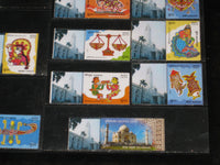 India 2011 Year Pack of 29 Diff My Stamp Comp Set Aeroplane Animal Locomotive Astrological Sign MNH - Phil India Stamps
