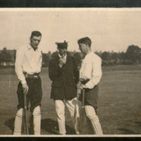 Batsman with Umpire Cricket View / Picture Post Card Mint # 270