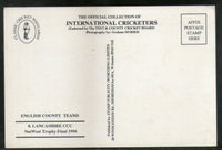 Great Britain Natwest Trophy Final Teams 1996 Cricket View / Picture Post Card Mint # 271