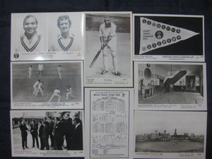 Great Britain County & England Cricket events Set of 8 View / Picture Post Card Mint RARE # 42