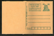 India 2000 25p Tiger Family Planning Advt. Postal Stationery Post Card # PCA275