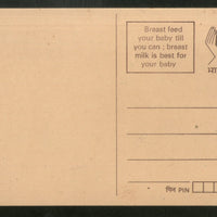 India 1984 15p Environment Breast-Feeding Advt. Postal Stationery Post Card # PCA85